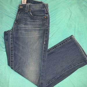 True Religion‎ Ricky Straight Leg Jeans Size 34 Made in USA